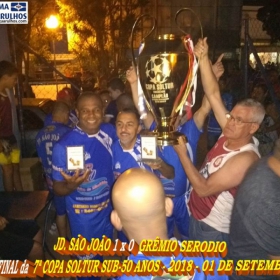 JARDIM SÃO JOÃO CAMPEÃO COPA SOLTUR 50 ANOS - 2018