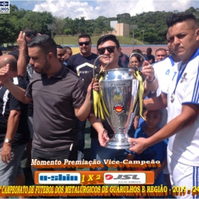 25º CAMPEONATO DE FUTEBOL DO SINDICATO DOS METALÚRGICOS DE GUARULHOS E REGIÃO -2019