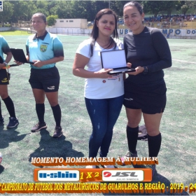 25º CAMPEONATO DE FUTEBOL DO SINDICATO DOS METALÚRGICOS DE GUARULHOS E REGIÃO -2019