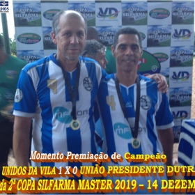 2ª COPA SILFARMA MASTER 2019