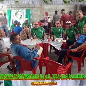 VI ENCONTRO DOS EX-PROFISSIONAIS DO A.D. VILA DAS PALMEIRAS